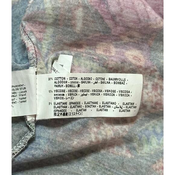 DESIGUAL Cocktail Dress Made in Spain Long Sleeve Tribal Festival Red V-Neck - Picture 9 of 11